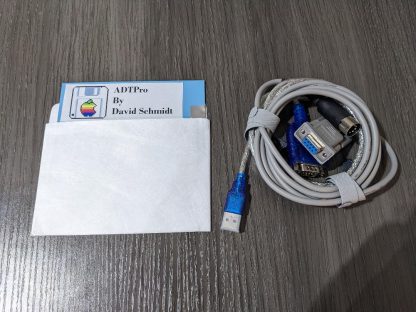 ADTPro floppy with USB and serial cable